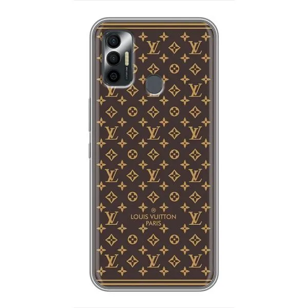 Чохол з принтом «шпалери LV» для TECNO Spark 7 (KF6n) Чохол з принтом «шпалери LV» для TECNO Spark 7 (KF6n)