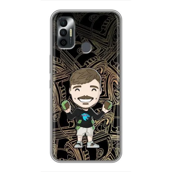 Чохол з принтом «Mister Beast» для TECNO Spark 7 (KF6n)