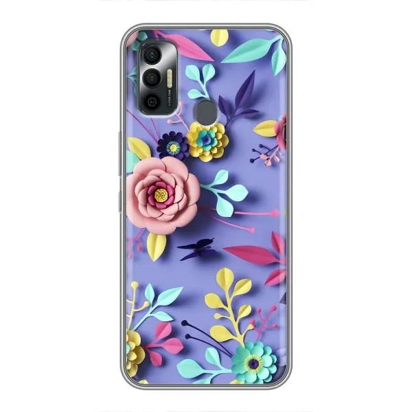 Чохол з принтом «Дизайн квітів» для TECNO Spark 7 (KF6n) Чохол з принтом «Дизайн квітів» для TECNO Spark 7 (KF6n)