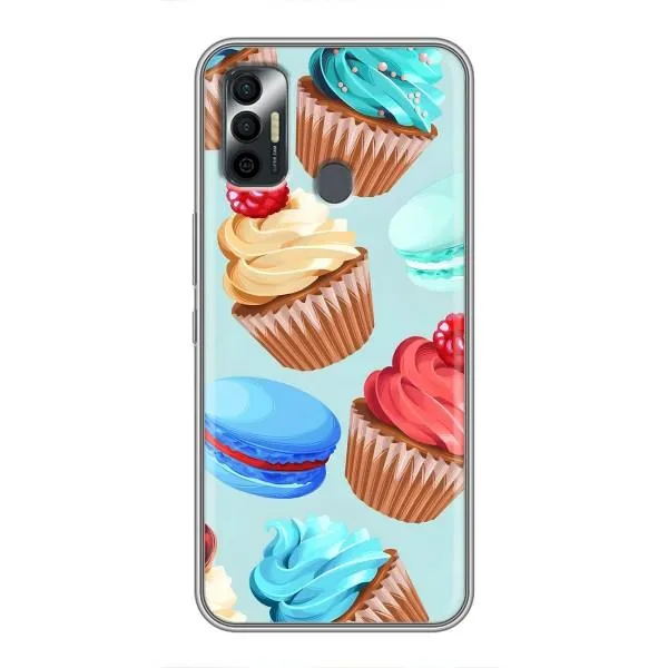Чехол с принтом «Кексики» для TECNO Spark 7 (KF6n)
