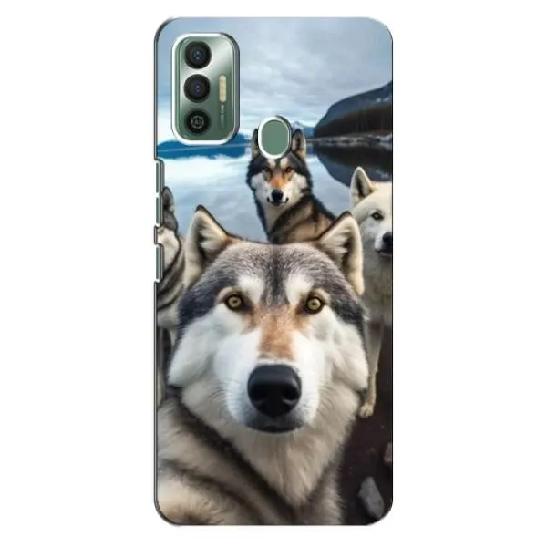 Чехол с принтом «Селфи ХАски» для TECNO Spark 7 (KF6n) Чехол с принтом «Селфи ХАски» для TECNO Spark 7 (KF6n)