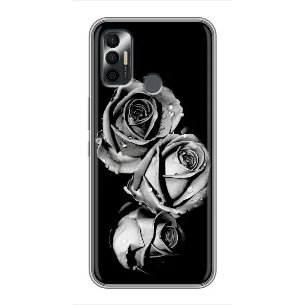 Чохол з принтом «Чорна троянда» для TECNO Spark 7 (KF6n) Чохол з принтом «Чорна троянда» для TECNO Spark 7 (KF6n)