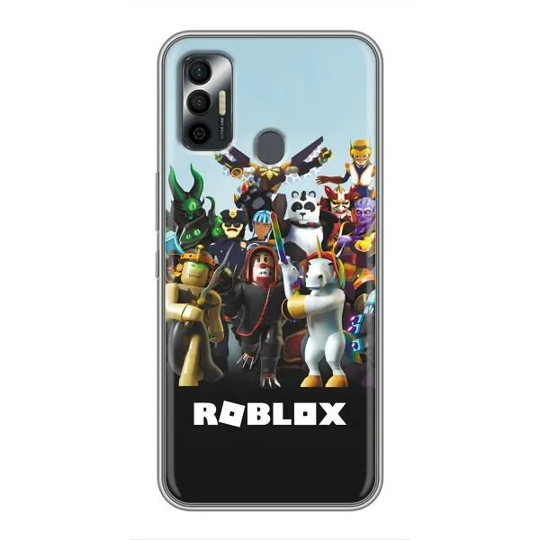 Чехол с принтом «ROBLEX» для TECNO Spark 7 (KF6n)