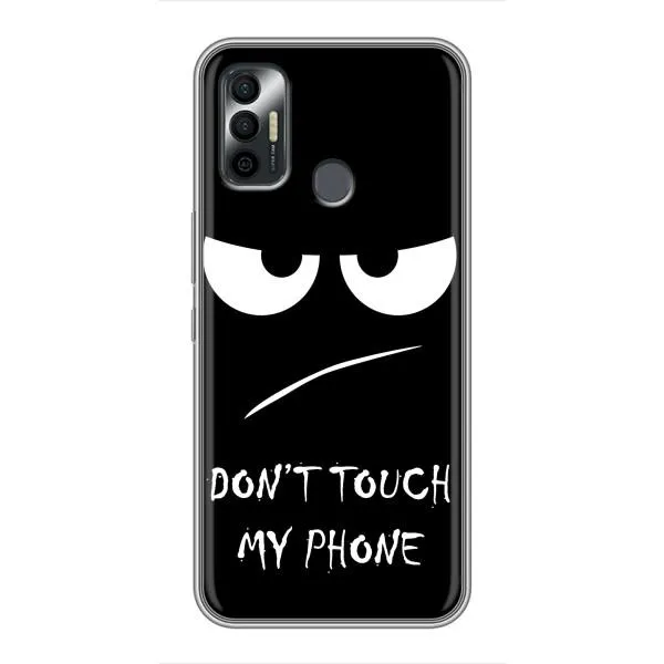 Чохол з принтом «Dont Touch» для TECNO Spark 7 (KF6n)