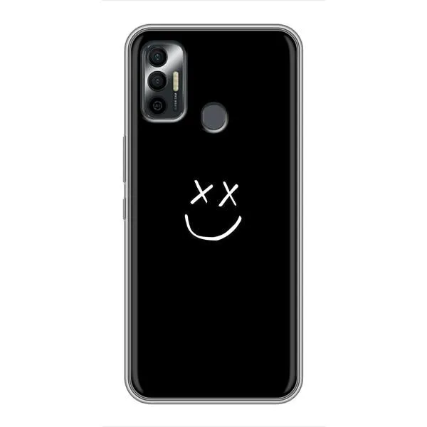 Чохол з принтом «Смайл» для TECNO Spark 7 (KF6n)