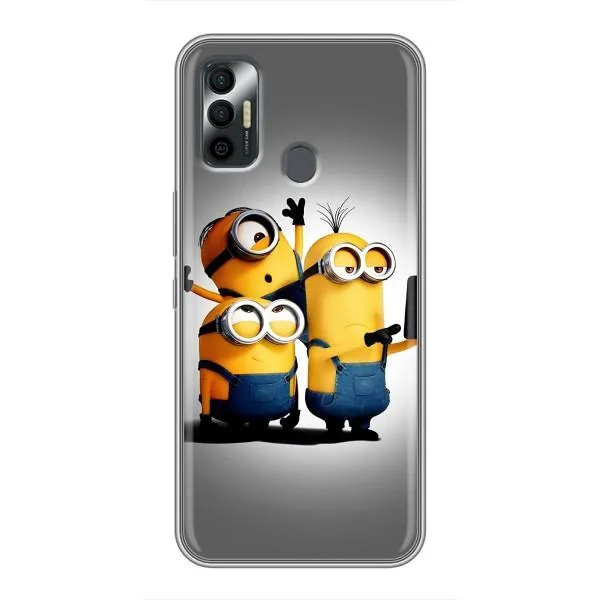 Чехол с принтом «Три миньона» для TECNO Spark 7 (KF6n) Чехол с принтом «Три миньона» для TECNO Spark 7 (KF6n)