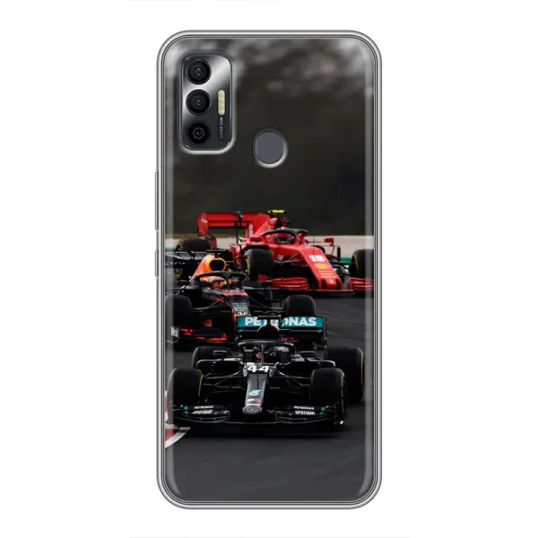 Чехол с принтом «Гонка Формула 1» для TECNO Spark 7 (KF6n) Чехол с принтом «Гонка Формула 1» для TECNO Spark 7 (KF6n)
