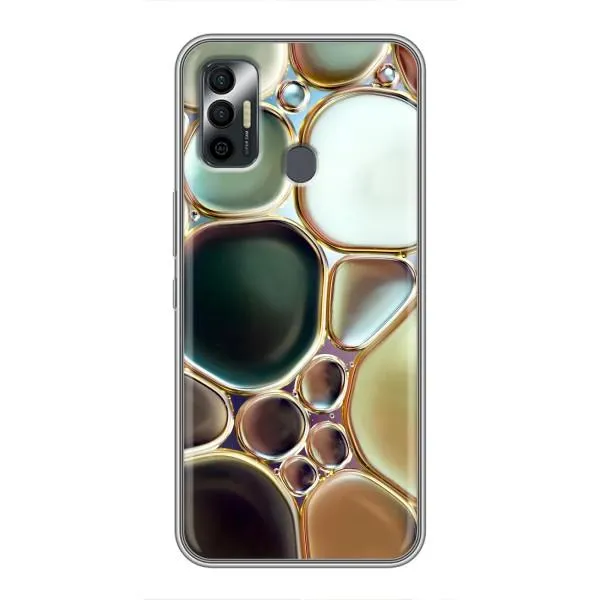 Чохол з принтом «Радужний Мрамор» для TECNO Spark 7 (KF6n) Чохол з принтом «Радужний Мрамор» для TECNO Spark 7 (KF6n)
