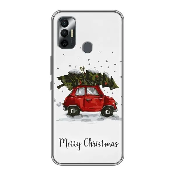 Чехол с принтом «Машина с елкой» для TECNO Spark 7 (KF6n) Чехол с принтом «Машина с елкой» для TECNO Spark 7 (KF6n)