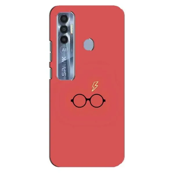 Чехол с принтом «шрам и очки» для TECNO Spark 7 Pro Чехол с принтом «шрам и очки» для TECNO Spark 7 Pro