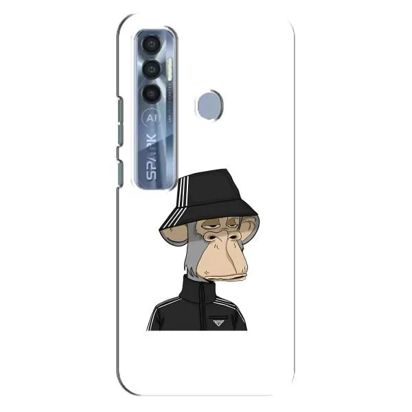 Чохол з принтом «мавпа NFT Adidas» для TECNO Spark 7 Pro