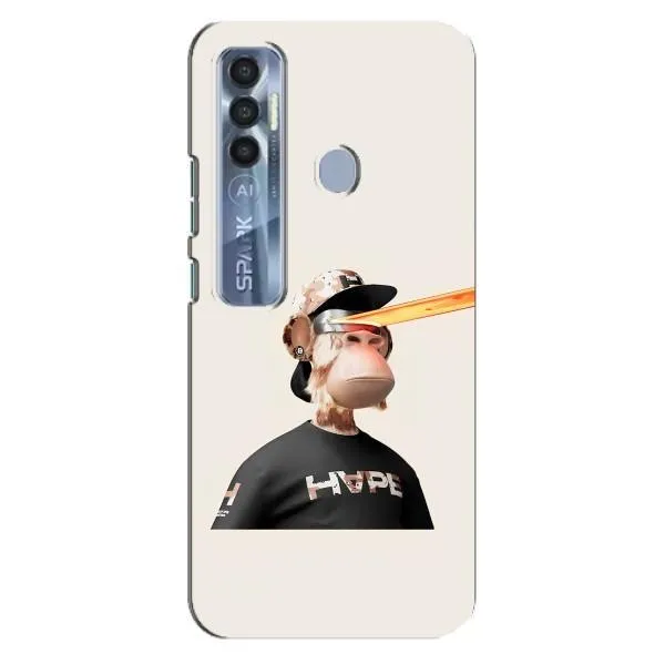 Чохол з принтом «мавпа NFT в окулярах» для TECNO Spark 7 Pro