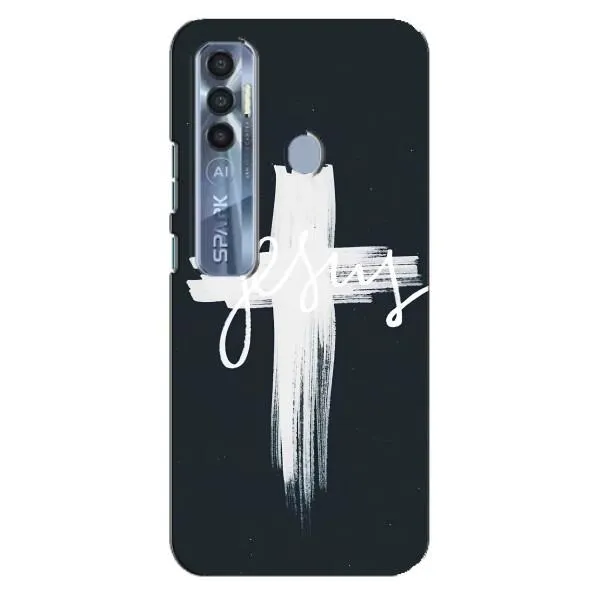 Чехол с принтом «Иисус» для TECNO Spark 7 Pro
