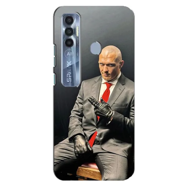 Чехол с принтом «Усик Hitman» для TECNO Spark 7 Pro