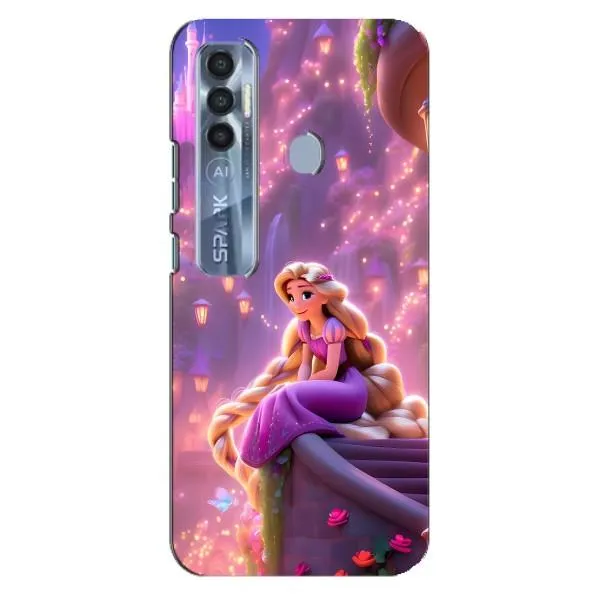Чехол с принтом «Рапунцель в замке» для TECNO Spark 7 Pro Чехол с принтом «Рапунцель в замке» для TECNO Spark 7 Pro
