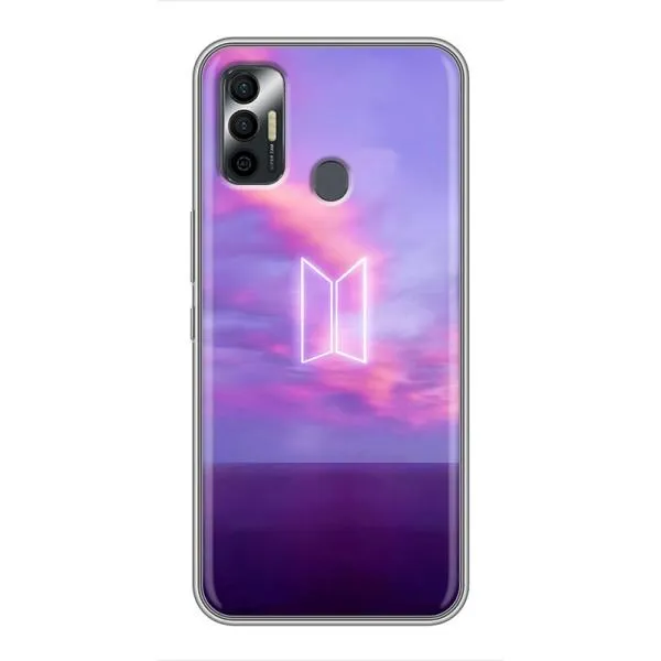 Чехол с принтом «BTS логотип» для TECNO Spark 7P