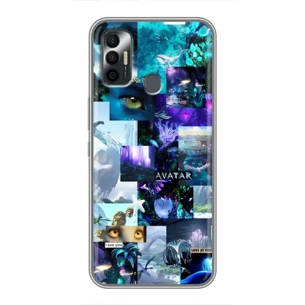 Чехол с принтом «коллаж Аватар» для TECNO Spark 7P