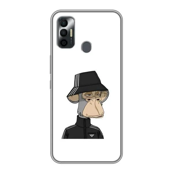 Чехол с принтом «обезьяна NFT Adidas» для TECNO Spark 7P
