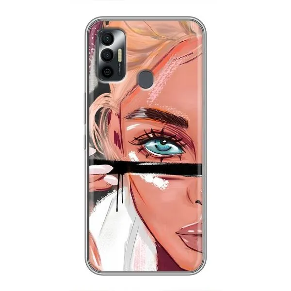 Чехол с принтом «Макияж» для TECNO Spark 7P Чехол с принтом «Макияж» для TECNO Spark 7P