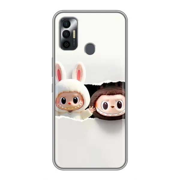 Чехол с принтом «Лабубу» для TECNO Spark 7P