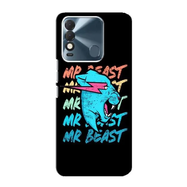 Чохол з принтом «logo Mr beast» для TECNO Spark 8