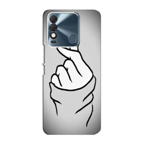 Чехол с принтом «Значок Love» для TECNO Spark 8