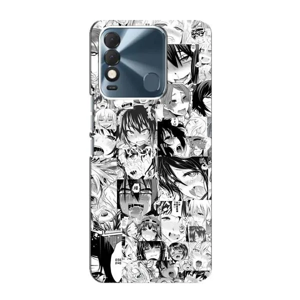 Чохол з принтом «Ahegao manga» для TECNO Spark 8