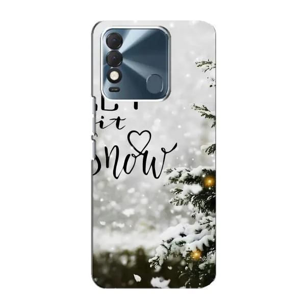 Чохол з принтом «Let it snow» для TECNO Spark 8 Чохол з принтом «Let it snow» для TECNO Spark 8