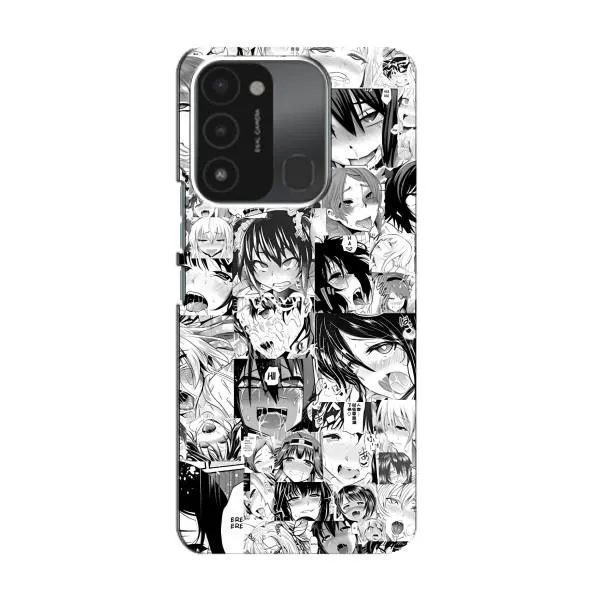 Чохол з принтом «Ahegao manga» для TECNO Spark 8C