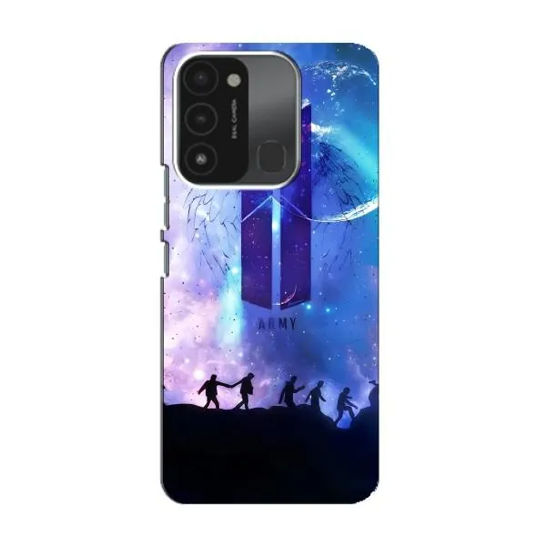 Чохол з принтом «Army BTS» для TECNO Spark 8C
