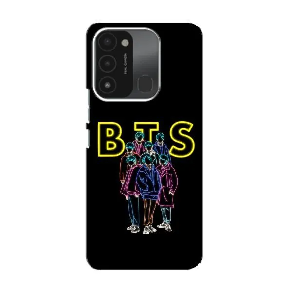 Чохол з принтом «BTS стайл» для TECNO Spark 8C