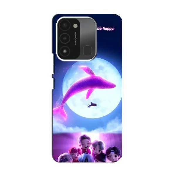 Чохол з принтом «КИТ BTS» для TECNO Spark 8C
