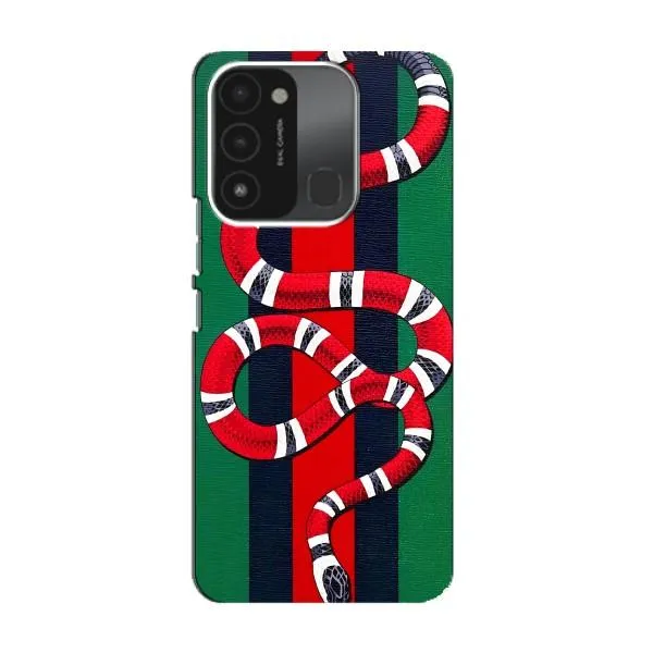 Чехол с принтом «Gucci змия» для TECNO Spark 8C