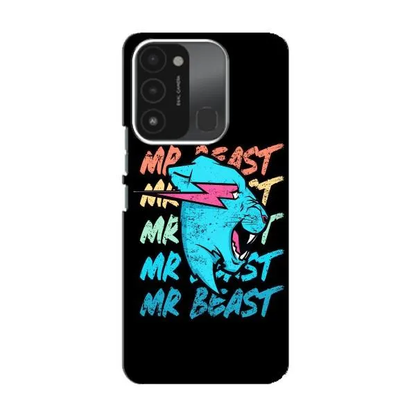 Чохол з принтом «logo Mr beast» для TECNO Spark 8C
