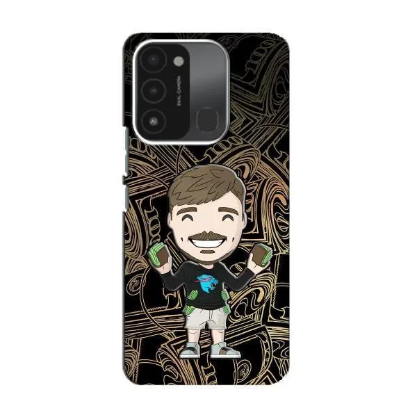 Чохол з принтом «Mister Beast» для TECNO Spark 8C