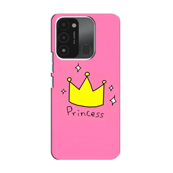 Чохол з принтом «Princess» для TECNO Spark 8C