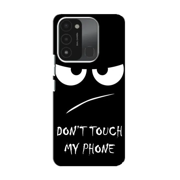 Чохол з принтом «Dont Touch» для TECNO Spark 8C