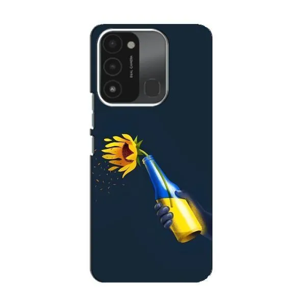 Чохол з принтом «Коктель молотова» для TECNO Spark 8C