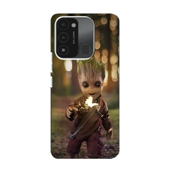 Чохол з принтом «I am Groot» для TECNO Spark 8C