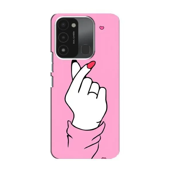 Чохол з принтом «Знак Love» для TECNO Spark 8C