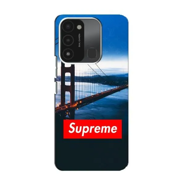 Чохол з принтом «Стиль Supreme» для TECNO Spark 8C Чохол з принтом «Стиль Supreme» для TECNO Spark 8C