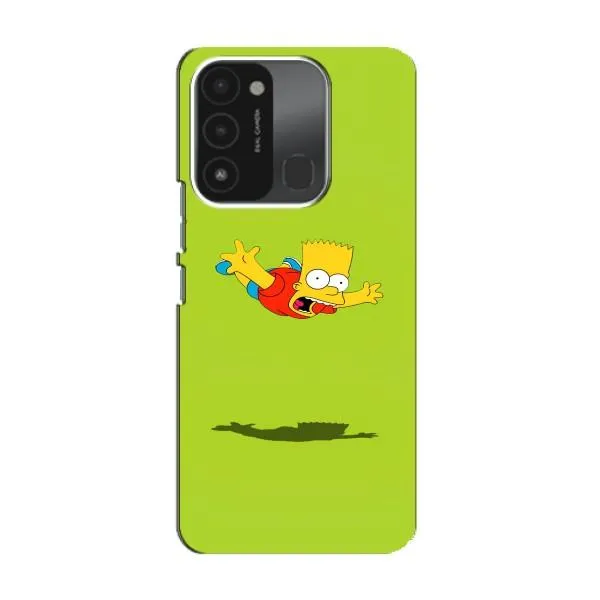 Чохол з принтом «Барт Сімпсон» для TECNO Spark 8C