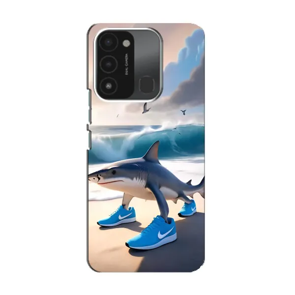 Чохол з принтом «Тралалело тралала» для TECNO Spark 8C Чохол з принтом «Тралалело тралала» для TECNO Spark 8C