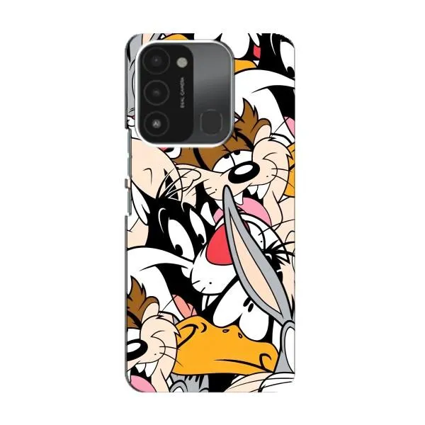 Чохол з принтом «Looney Tunes» для TECNO Spark 8C