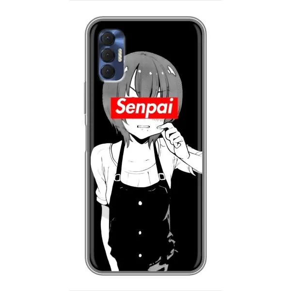 Чехол с принтом «Senpai» для TECNO Spark 8P