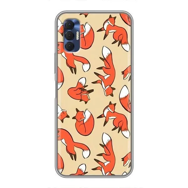 Чехол с принтом «Лисички» для TECNO Spark 8P Чехол с принтом «Лисички» для TECNO Spark 8P