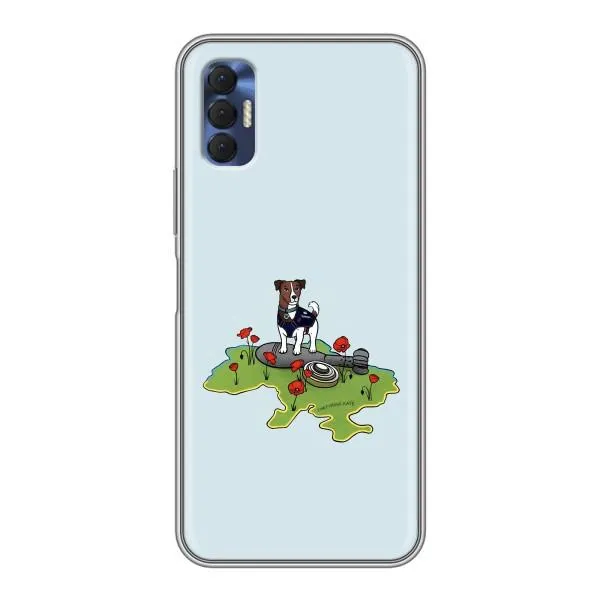 Чехол с принтом «Сапер Пес» для TECNO Spark 8P