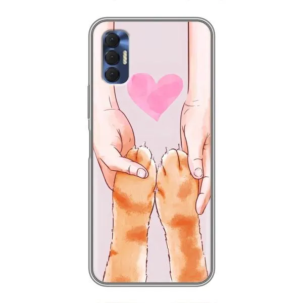 Чехол с принтом «Любовь к котикам» для TECNO Spark 8P