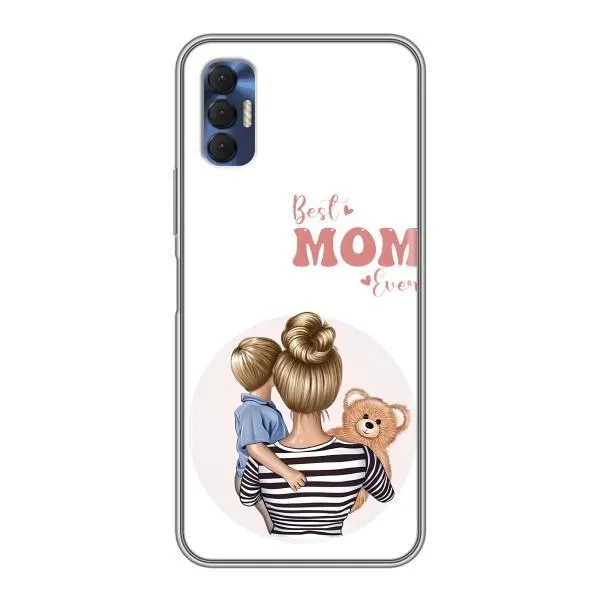 Чехол с принтом «Мама и сын» для TECNO Spark 8P