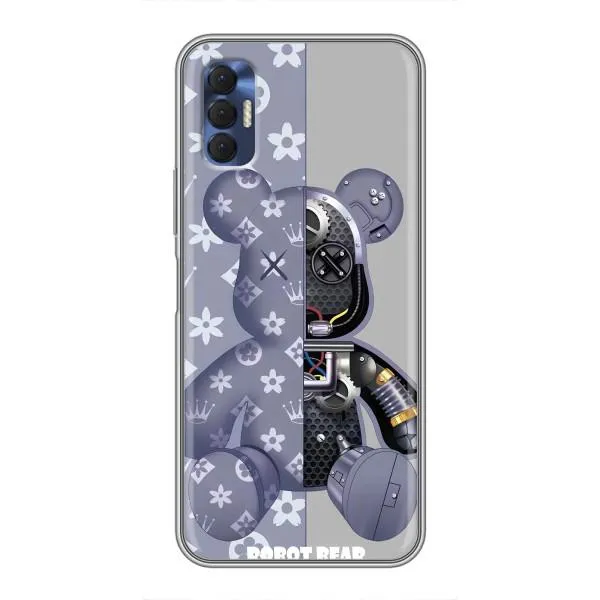 Чехол с принтом «Робот Мишка» для TECNO Spark 8P Чехол с принтом «Робот Мишка» для TECNO Spark 8P